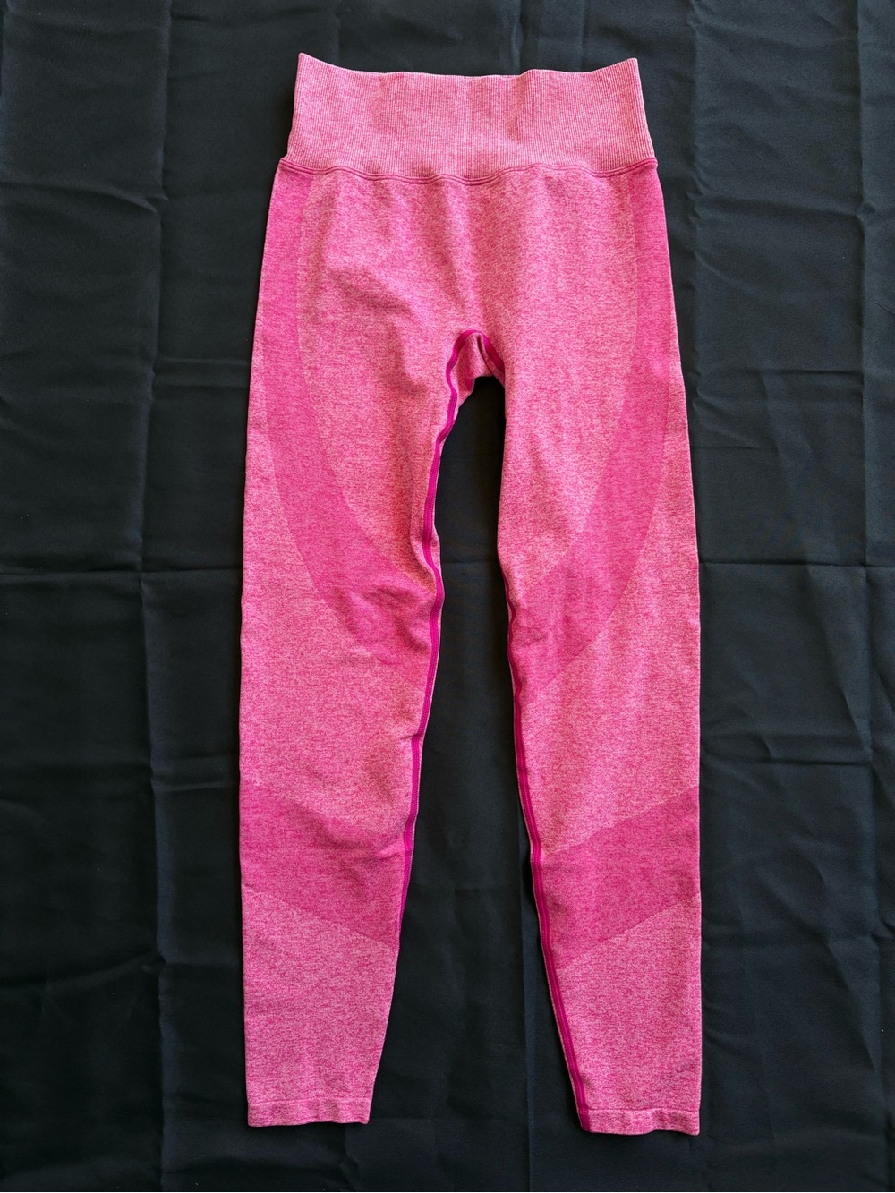 PINK Victoria's Secret Hot Pink Seamless High-Waist Leggings